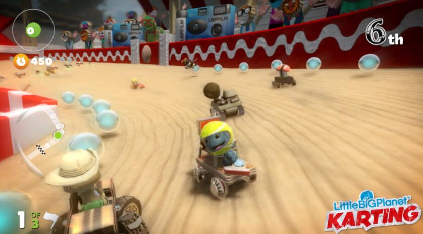 PS3《小小大星球 卡丁车.LittleBigPlanet Karting》中文版下载插图1