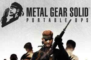 PSP《合金装备：掌上行动.Metal Gear Solid: Portable Ops》中文版下载